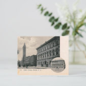 ライブラリ， Newark, NJヴィンテージ ポストカード (スタンド正面)