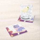 ライブラリcatカフェ スクエアペーパーコースター (インサイチュ)