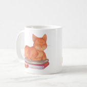 ライブラリCat コーヒーマグカップ (正面左)