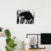 ライブラリCat ポスター (ホームオフィス)