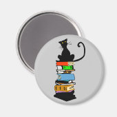 ライブラリCat マグネット (正面/裏面)