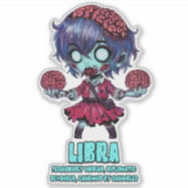 ライブラ・ゾンビ シール (正面)