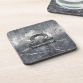 ライブラ〔占星術の〕十二宮図記動揺して号工業用鋼 コースター (左側)