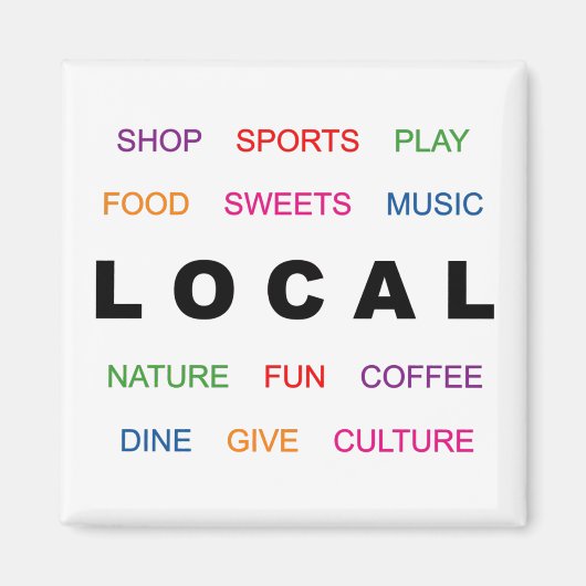 ライブローカルマグネット マグネット (正面)