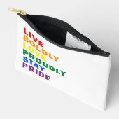 ライブ大胆なラブプライリーステイプライド アクセサリーポーチ (見開き)