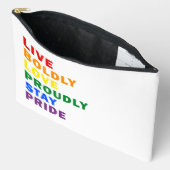 ライブ大胆なラブプライリーステイプライド アクセサリーポーチ (見開き)