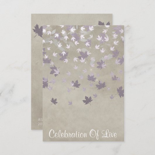 ライブ招待VIPシルバー セレブレーション 招待状 (正面/裏面)