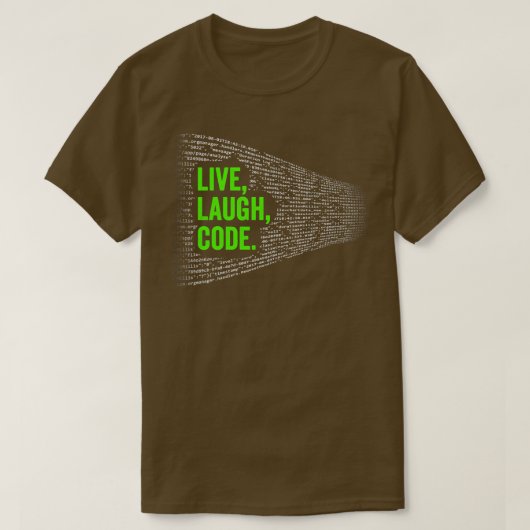 ライブ笑いコード Tシャツ (デザイン正面)