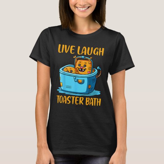 ライブ笑いトースターバス Tシャツ (正面)