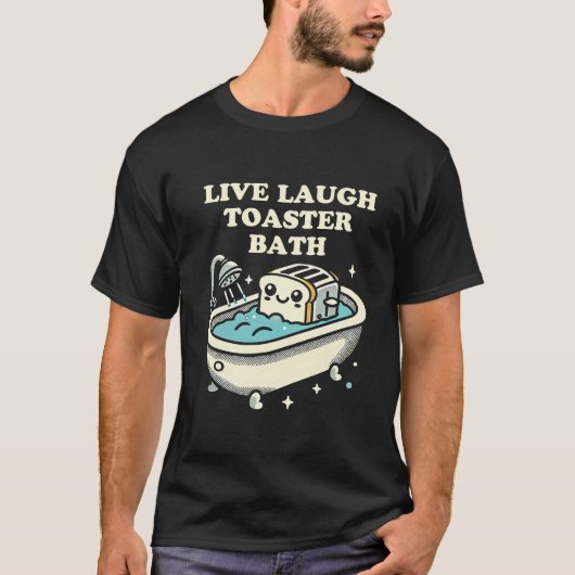 ライブ笑いトースターバス Tシャツ (正面)