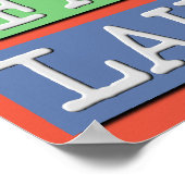 ライブ笑いポスタおもしろいーサイン ポスター (角)