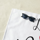 ライブ笑いラブアラゴットロマグノロ ビーチタオル (インサイチュ)