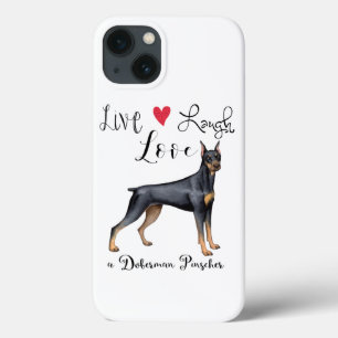 ライブ笑いラブア(犬)ドーベルマン・ピンシェル iPhone 13ケース