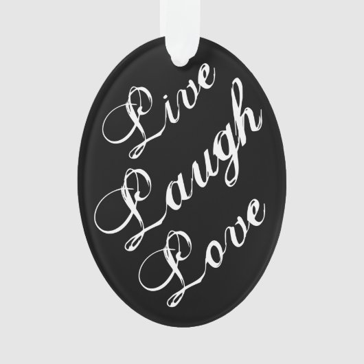 ライブ笑いラブオーナメント オーナメント (正面)