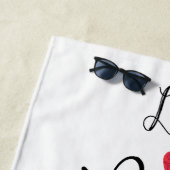 ライブ笑いラブマンチェスターテリアビーチタオル ビーチタオル (インサイチュ)