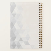 ライブ笑いラブ引用文グレイカスタムタンモダン ノートブック (裏面)