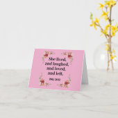 ライブ笑いラブ離婚おもしろい勇気付けられる カード (黄色い花)