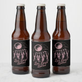 ライブ笑いレズビアンラクーンレズLGBTQプライド ビールラベル (ボトル)