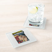 ライブ笑いレズビアン ガラスコースター (アングル)