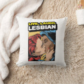 ライブ笑いレズビアン クッション (ブランケット)