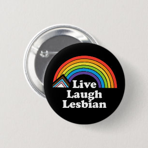 ライブ笑いレズビアンLGBTQ 缶バッジ