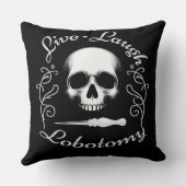 ライブ笑いロボトミー装飾用クッション クッション (裏面)