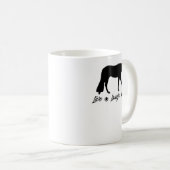 ライブ笑いロープエクエストリアンウェスタンプレジャーホース コーヒーマグカップ (正面右)