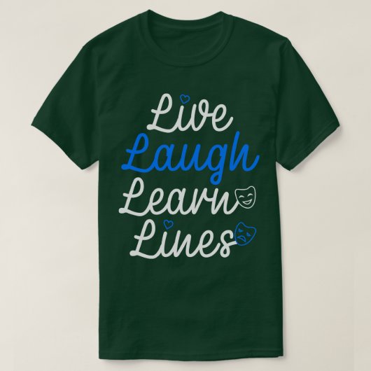ライブ笑い学ライン Tシャツ (デザイン正面)