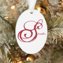 ライブ笑い恋をバックにした「ストラダー」オーナメント