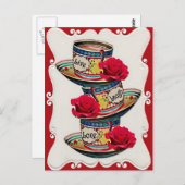 ライブ笑い愛スタックteacupsはがき ポストカード (正面/裏面)