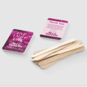 ライブ笑い愛パープルピーニー結婚の感謝 ハンドファン (組立なし)