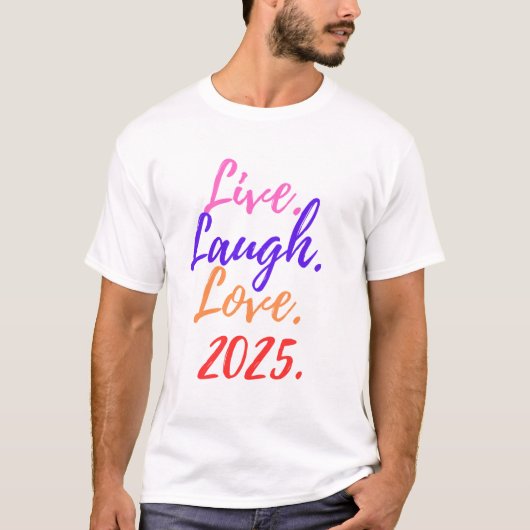 ライブ笑い愛2025 Tシャツ (正面)