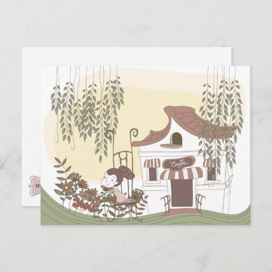 ライブ笑い愛#1はがき ポストカード (正面/裏面)