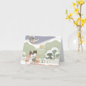 ライブ笑い愛#11グリーティングカード カード (黄色い花)