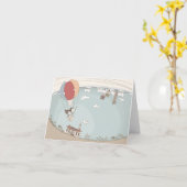 ライブ笑い愛#4グリーティングカード カード (黄色い花)