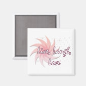 ライブ笑い、愛 マグネット (正面/裏面)