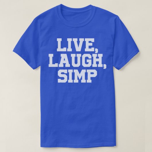 ライブ笑いSimp Tシャツ (デザイン正面)