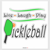 ライブ笑遊いPickleball シール (シート)