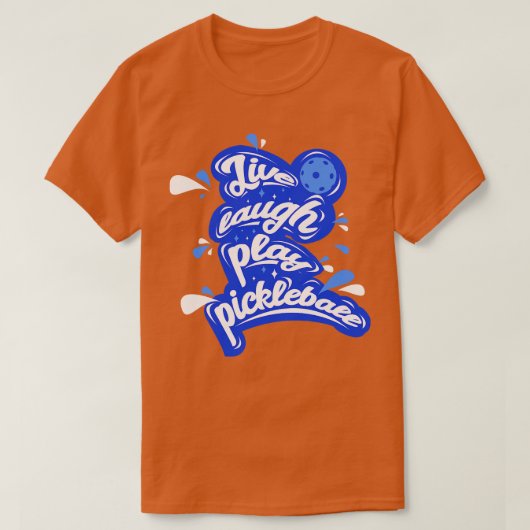 ライブ笑遊いPickleball Tシャツ (デザイン正面)