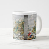 ライブ自然絵画アート専門マグカップ ジャンボコーヒーマグカップ (正面右)