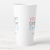 ライブ転送 |株式会社タイポグラフィとのモチベーション引用文 カフェラテマグ (正面)