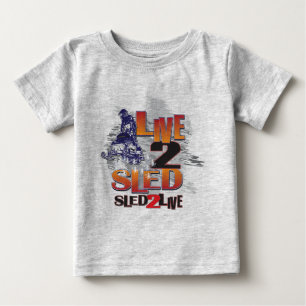 ライブ2スレッドSledライブ ベビーTシャツ