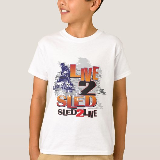 ライブ2スレッドSledライブ Tシャツ (正面)