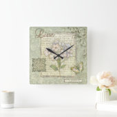 ライブ スクエア壁時計 (ホーム)