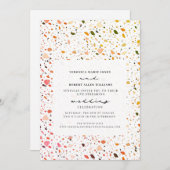 ライブ·ストリーム·バーチ結婚ャルの砂漠テラッツォ 招待状 (正面/裏面)