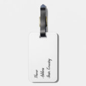 『ライブ・スラフ・ラブ・イタリアンアン・グレイハウンドの荷物』 ラゲッジタグ (裏面縦)