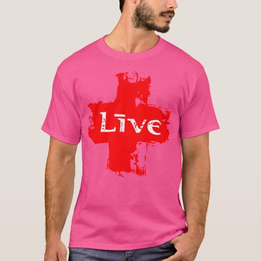 ライブ(バンド) Tシャツ (正面)
