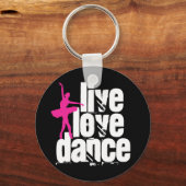 ライブ、ラブ、ダンスバレリーナ キーホルダー (正面)