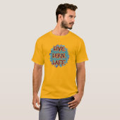ライブ。ラーン。ラフ。Gfx-02 Tシャツ (正面フル)