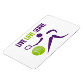 ライブ。愛.サーブ。 マグネット (左側)